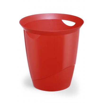 DURABLE 1701710060 - Corbeille à papier Trend, 16 litres, double poignée, 330x315 mm (lot muliple)