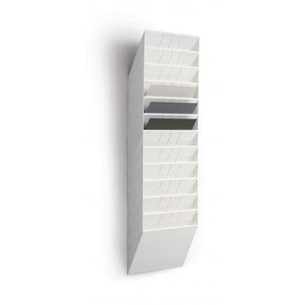 DURABLE 1709781060 - Flexiboxx 12 A4 présentoir mural, format A4, 12 compartiments, 348x1140x95 mm