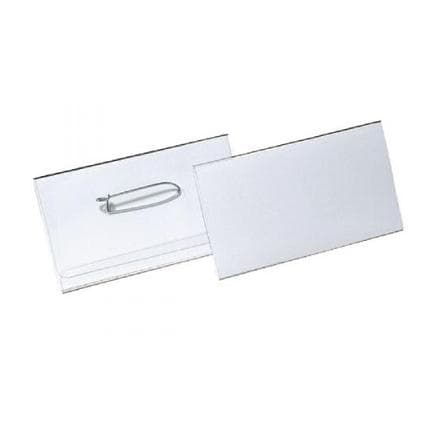 DURABLE 8148-19 - Porte-nom avec épingle, 40x75 mm (lot muliple)