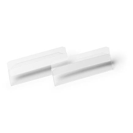 DURABLE 1180-19 - Pochettes adhésives HARD COVER 100x38 mm