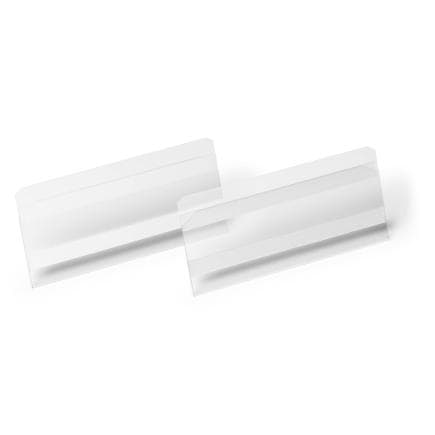 DURABLE 1181-19 - Pochettes adhésives HARD COVER 150x67 mm