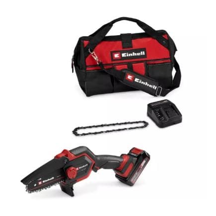 EINHELL 4600043 - GE-PS 18/15 Li Bag Kit - Tronçonneuse sans fil 18V (avec batterie 2,5 Ah et chargeur)