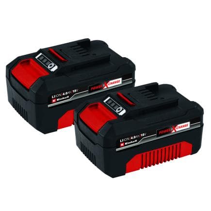 EINHELL 4511489 - PXC-Twinpack CB 1 - 2 batteries lithium Power X-Change 18V - 4,0 Ah