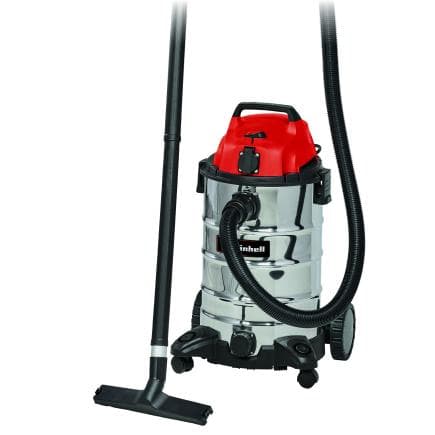EINHELL 2342230 - Kit TC-VC 1930 SA - Aspirateur poubelle solides et liquides 1500W 30L