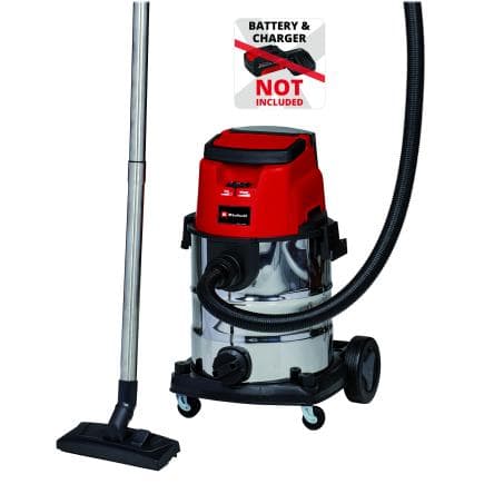 EINHELL 2347170 - TE-VC 36/25 Li S-Solo - Aspirateur à déchets et liquides sur batterie 25L (sans batterie)