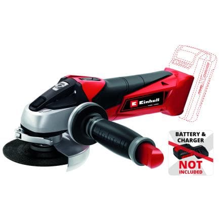EINHELL 4431110 - TE-AG 18/115 Li-Solo - Meuleuse d'angle sans fil 18V (sans batterie)