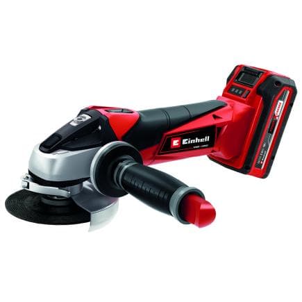 EINHELL 4431119 - Kit TE-AG 18/115 Li (1x3,0Ah) - Meuleuse d'angle sans fil 18V (avec batterie et chargeur)
