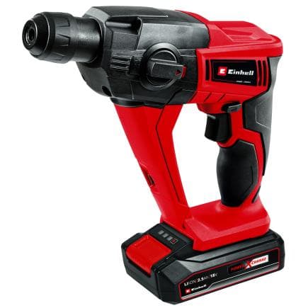 EINHELL 4514218 - TE-HD 18 Li (1x2,5 Ah) - Marteau perforateur sans fil 18V 2,5Ah (avec batterie et chargeur)