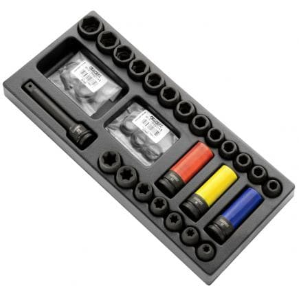 EXPERT E041604 - Module douilles et accessoires 1/2'' 26 pièces