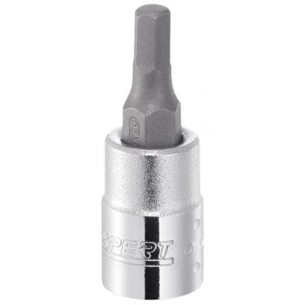 EXPERT E030107 - Douilles avec embout 1/4'' pour vis hexagonales