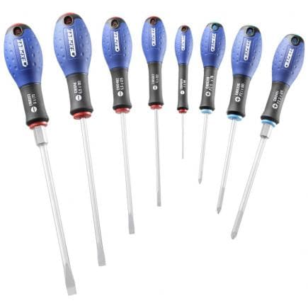 EXPERT E160906 - JEU DE 8 TOURNEVIS PLATS POZIDRIV®