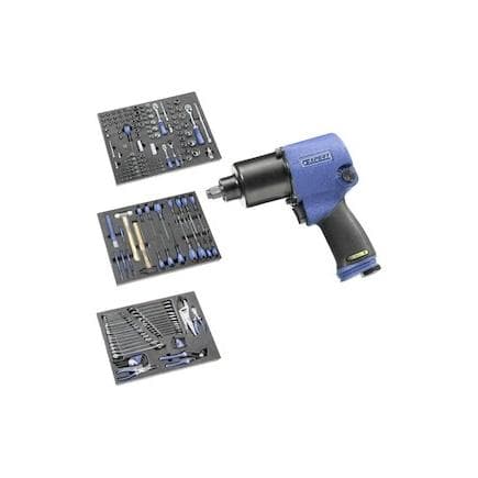 EXPERT E220385 - Jeu d'outils en modules (207 pcs.) et clé à chocs 1/2"