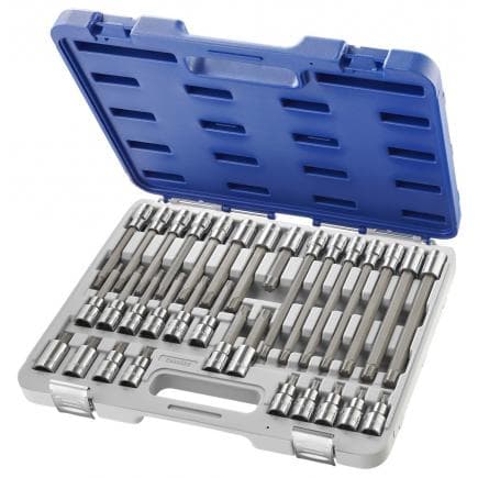 EXPERT E200522 - Coffret de douilles tournevis 1/2'' avec rainures 32 pièces