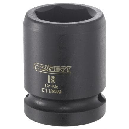 EXPERT E113489 - Douilles Impact 1/2'’ hexagonales métriques