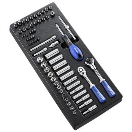 EXPERT E030715 - Module de douilles et accessoires 1/4'' métriques 67 pièces
