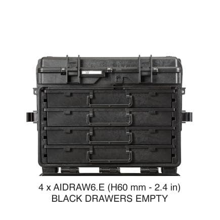 EXPLORER CASES 5140.B.4L - Valise avec tiroirs vides - 4 x AIDRAW6.E