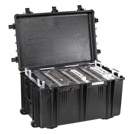 EXPLORER CASES 7641.B.15U - Valise de rack étanche avec roulettes et poignée de chariot pour accueillir jusqu’à 15 unités (vide)