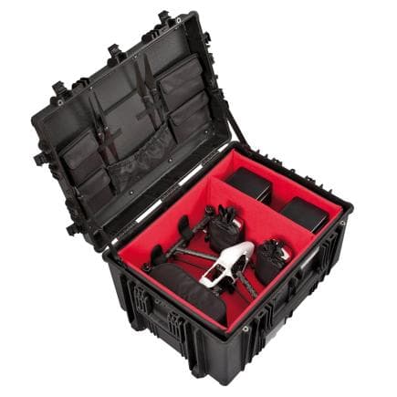 EXPLORER CASES 7745.BDR - Boîtier étanche avec séparateurs rembourrés et panneau de rangement dans le couvercle (convient à DJI INSPIRE ou similaire)