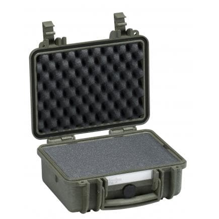EXPLORER CASES 2712HL.G - Valise antichoc en polypropylène copolymère vert kaki avec mousse