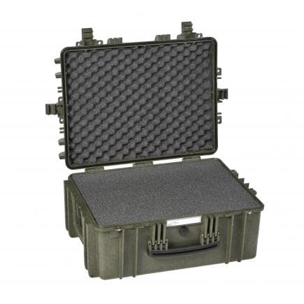 EXPLORER CASES 5325.G - Valise anti-poussière, étanche, certifiée IP67 vert kaki avec mousse
