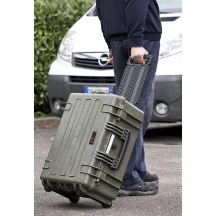 EXPLORER CASES 5326.G - Conteneur hermétique, résistant aux produits chimiques, à l'humidité et à la poussière - vert kaki avec mousse