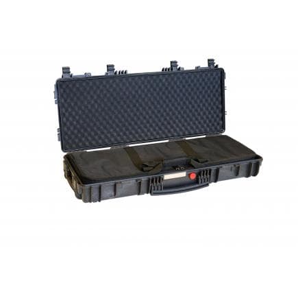 EXPLORER CASES RED9413.BGS - Valise porte-fusil avec accessoires noire avec mousse à cônes et sac extractible, jusqu’à 94 cm