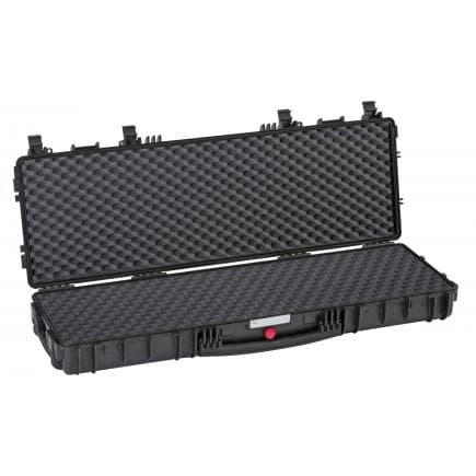 EXPLORER CASES RED11413.BCV - Valise porte-fusil avec accessoires noire avec mousse à cônes, jusqu’à 114 cm