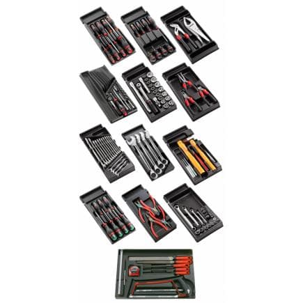 FACOM CM.159 - Assortiment ''Poids lourds'' de 171 outils avec plateaux de rangement