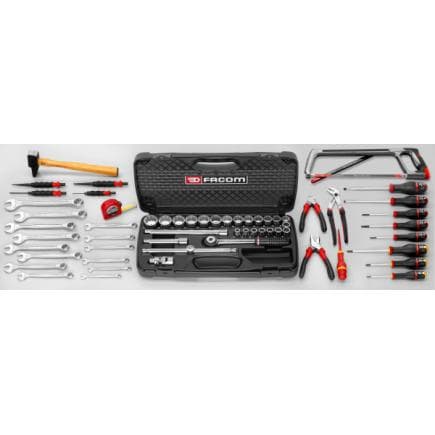 FACOM 2050.M100A - Assortiment CM.100A avec boîte à outils 5 compartiments BT.11A (34 outils)