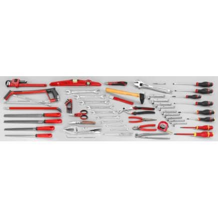 FACOM 2046.SG4A - Assortiment CM.SG4A avec boîte à outils 5 compartiments BT.13A (69 outils)