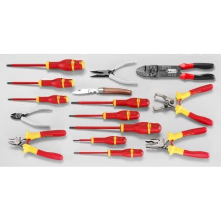 FACOM 2180.SE - Assortiment CM.SE avec sac en cuir compact BV.100 (16 outils)
