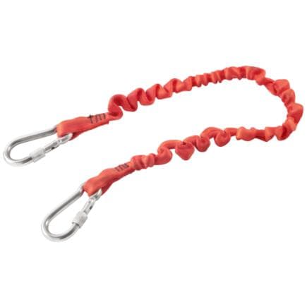 FACOM LAN1.2 - Longe 1,2 m Double mousqueton 80 mm en acier inoxydable à vis SLS