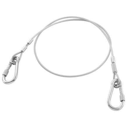 FACOM LAN1.2MSLS - Longe 1,2 m câble en acier Double mousqueton 80 mm en inox à vis SLS