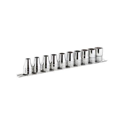 FACOM J.40E - Jeu de douilles 3/8'' métriques, sur support métallique
