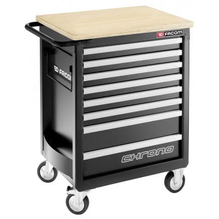 FACOM CHRONO.8GM3HD - CHRONO roller cabinet - 8 drawers - 3 modules per drawer - Heavy loads and safety