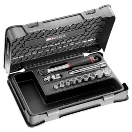 FACOM J.161-1P12U - Coffret de douilles 3/8'' 12 pans en pouces - 12 pièces