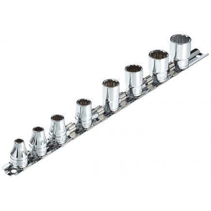 FACOM J.40U - Jeu de douilles 3/8'' en pouces, sur support métal