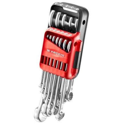 FACOM 440.JP12A - Jeu de 12 clés mixtes métriques en mallette de transport