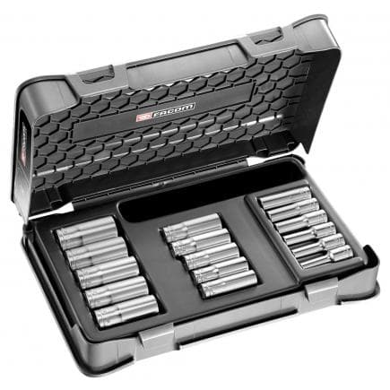 FACOM J.404 - Jeu de douilles 3/8'' en coffret
