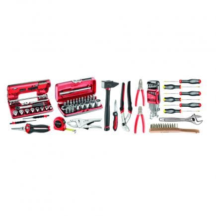 FACOM BSL30.M510A - Sélection particuliers/enseignement technique 74 outils dans un sac à dos textile