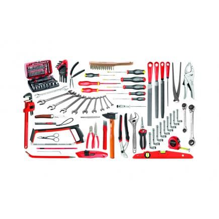 FACOM BSR20.SG4A - Assortiment "services généraux" de 112 outils dans une boîte à outils textile