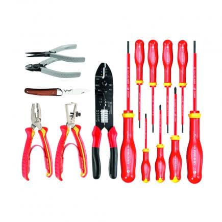 FACOM BSSMB.SE - Assortiment électronique de 15 outils dans un sac textile