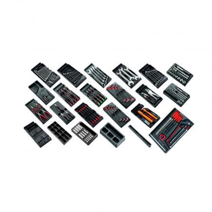 FACOM CM.230 - Assortiment tous corps d'état 230 outils dans un chariot à 8 tiroirs