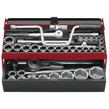 FACOM SK.453N - Assortiment de douilles 6 pans 1/2'' et 3/4'' de 5 à 50 mm