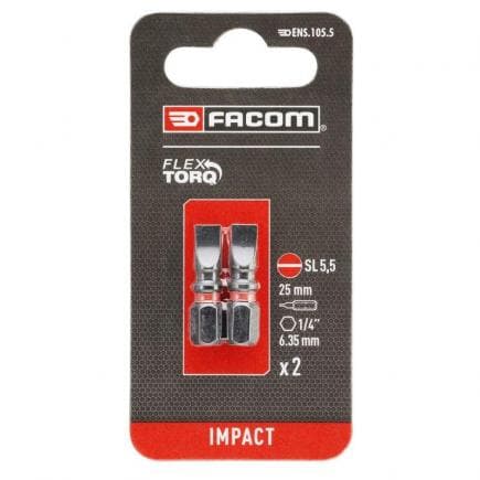 FACOM ENS.105.5 - Embout Impact à cisaillement Flextorq 25 mm (2 pièces)