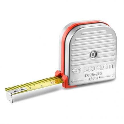 FACOM 800A.216PB - Mètre ruban, boîtier en acier inoxydable 2 mètres