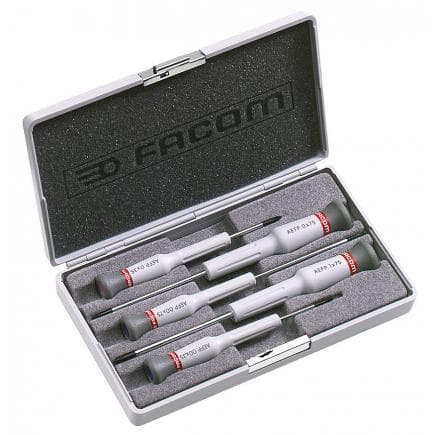 FACOM AEFP.J1 - Assortiment de 5 tournevis Micro-Tech® Phillips®
