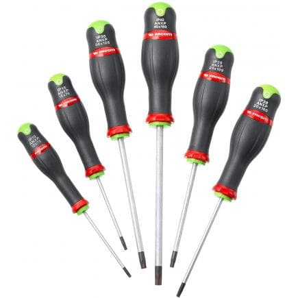 FACOM ATXP.J6 - Jeu de 6 tournevis Torx® lame longue