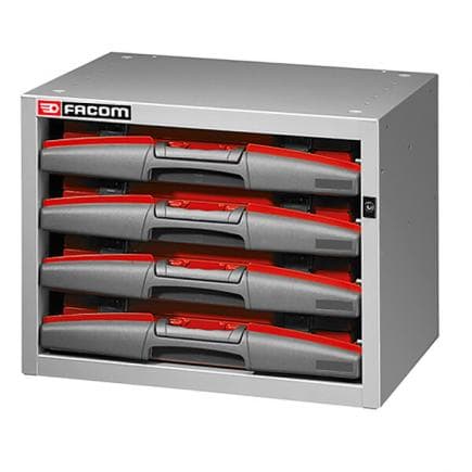 FACOM F50000003 - Petite servante basse avec 4 coffrets amovibles