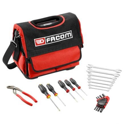 FACOM BS.T14CM1PB - Sac textile avec assortiment (22 pièces)